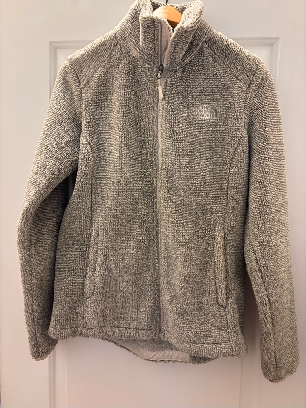 The North Face Womens Oat/Tan Plush Full-Zip Jacket